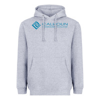 Heather Grey calhoun community college Heavyweight Hoodie - linhVisuals