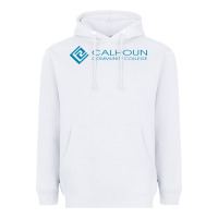White calhoun community college Heavyweight Hoodie - linhVisuals