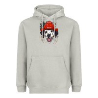 Moon Dust dalmatian firefighter dalmatian dog lover Heavyweight Hoodie - linhVisuals