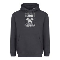 Smoke playing with fire will get you burnt fireman firefighter fun Heavyweight Hoodie - linhVisuals