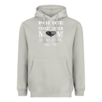 Moon Dust police & firefighter mom, i raised mine fireman mothers day Heavyweight Hoodie - linhVisuals