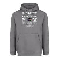 Storm police & firefighter mom, i raised mine fireman mothers day Heavyweight Hoodie - linhVisuals
