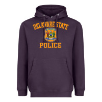 Plum delaware state police Heavyweight Hoodie - linhVisuals