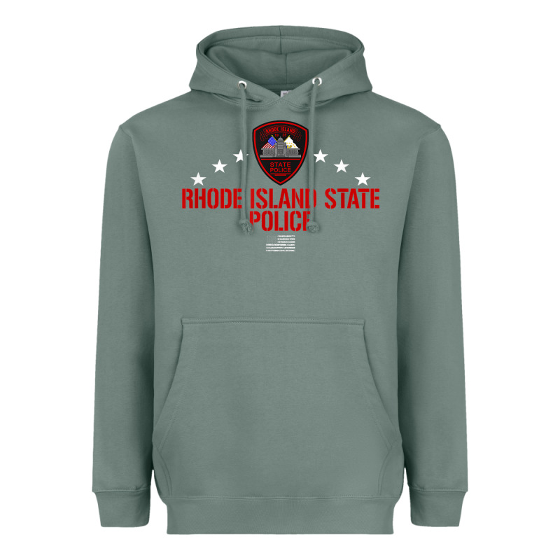 Rhode Island State Police Heavyweight Hoodie by linhVisuals | Teevron