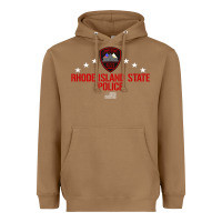 Toasted Coconut rhode island state police Heavyweight Hoodie - linhVisuals