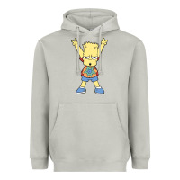 Moon Dust groovy bart Heavyweight Hoodie - linhVisuals
