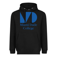Black miami dade college Heavyweight Hoodie - linhVisuals