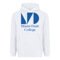 White miami dade college Heavyweight Hoodie - linhVisuals