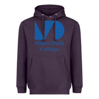 Plum miami dade college Heavyweight Hoodie - linhVisuals