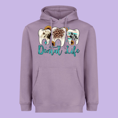 Dental Life Heavyweight Hoodie Designed By Jahusdesignshop