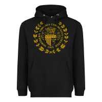 Black northern virginia community college Heavyweight Hoodie - linhVisuals
