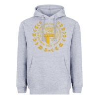 Heather Grey northern virginia community college Heavyweight Hoodie - linhVisuals