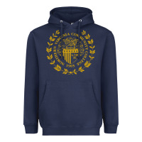 Navy northern virginia community college Heavyweight Hoodie - linhVisuals