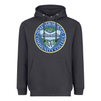 Smoke queensborough community college Heavyweight Hoodie - linhVisuals