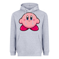 Heather Grey kirby Heavyweight Hoodie - linhVisuals