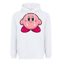 White kirby Heavyweight Hoodie - linhVisuals