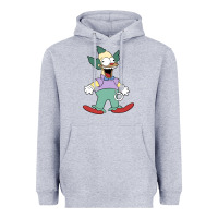 Heather Grey krusty Heavyweight Hoodie - linhVisuals