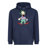 Navy krusty Heavyweight Hoodie - linhVisuals