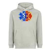 Moon Dust emt firefighter ems fire first responder premium Heavyweight Hoodie - linhVisuals