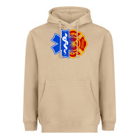 Mushroom emt firefighter ems fire first responder premium Heavyweight Hoodie - linhVisuals