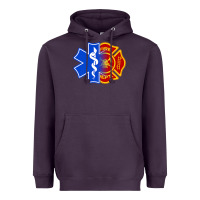 Emt Firefighter Ems Fire First Responder Premium Heavyweight Hoodie | Teevron