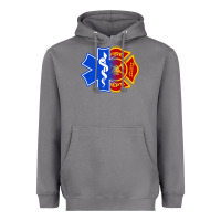 Storm emt firefighter ems fire first responder premium Heavyweight Hoodie - linhVisuals