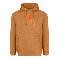 Meerkat fat bike mountain biking Heavyweight Hoodie - linhVisuals
