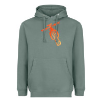 Sage fat bike mountain biking Heavyweight Hoodie - linhVisuals
