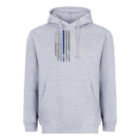Heather Grey police in america correctional officer prayer Heavyweight Hoodie - linhVisuals