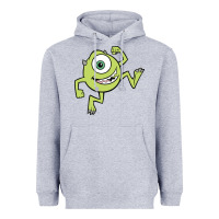 Heather Grey mike wazowski Heavyweight Hoodie - linhVisuals