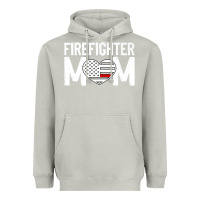 Moon Dust female firefighter mom thin red line flag firefighting premium Heavyweight Hoodie - linhVisuals