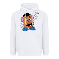 White mr potato Heavyweight Hoodie - linhVisuals