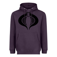 Plum Gi Joe Cobra Vintage Heavyweight Hoodie - linhVisuals