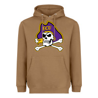 Toasted Coconut East Carolina Pirates Heavyweight Hoodie - linhVisuals
