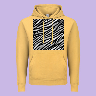 Zebra Seamless Pattern, Vintage Hoodie Designed By Bundleandbundleshop
