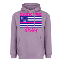 Lavender NICKI BACK THE BARBZ Heavyweight Hoodie - linhVisuals