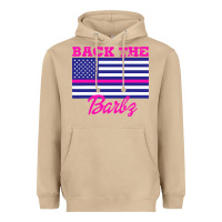 Mushroom NICKI BACK THE BARBZ Heavyweight Hoodie - linhVisuals