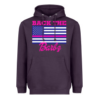 Plum NICKI BACK THE BARBZ Heavyweight Hoodie - linhVisuals