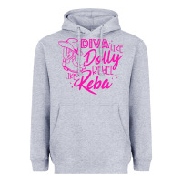 Heather Grey Reba Mcentire Diva Like Dolly Rebel Like Reba Heavyweight Hoodie - linhVisuals