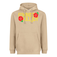 Mushroom feminist killjoy retro women woman Heavyweight Hoodie - linhVisuals