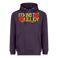 Plum feminist killjoy retro women woman Heavyweight Hoodie - linhVisuals
