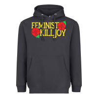 Feminist Killjoy Retro Women Woman Heavyweight Hoodie | Teevron