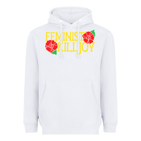White feminist killjoy retro women woman Heavyweight Hoodie - linhVisuals