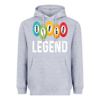 Heather Grey funny bingo legend bingo balls game Heavyweight Hoodie - linhVisuals