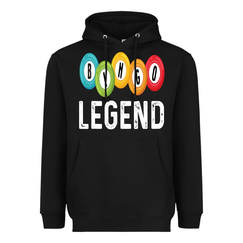 Funny Bingo Legend Bingo Balls Game Heavyweight Hoodie by linhVisuals | Teevron