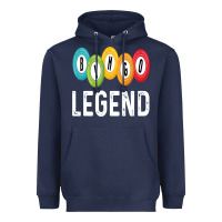 Navy funny bingo legend bingo balls game Heavyweight Hoodie - linhVisuals