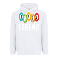 White funny bingo legend bingo balls game Heavyweight Hoodie - linhVisuals
