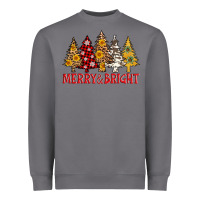 Storm merry and bright leopard christmas trees Heavyweight Sweatshirt - AdoDesignShop
