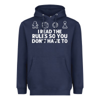 Navy funny board game lovers gamers players Heavyweight Hoodie - linhVisuals