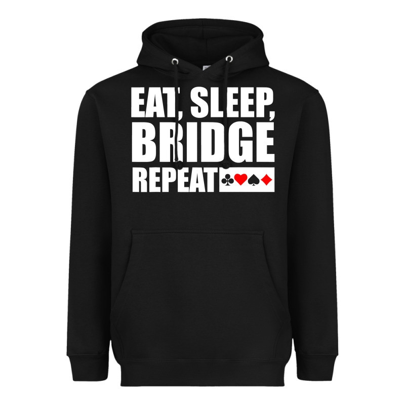 Funny Bridge Card Game Lover Bridge Heavyweight Hoodie by linhVisuals | Teevron